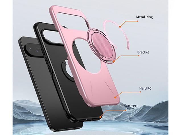 Impact Case with Ring for Google Pixel 10 - Pink