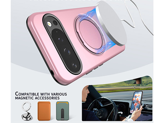 Impact Case with Ring for Google Pixel 10 Pro - Pink