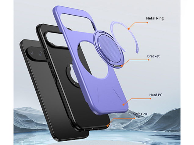 Impact Case with Ring for Google Pixel 10 Pro - Purple