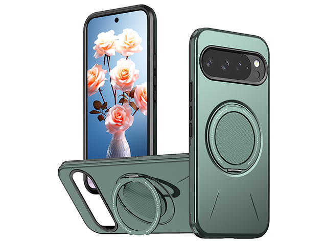 Impact Case with Ring for Google Pixel 9 - Green