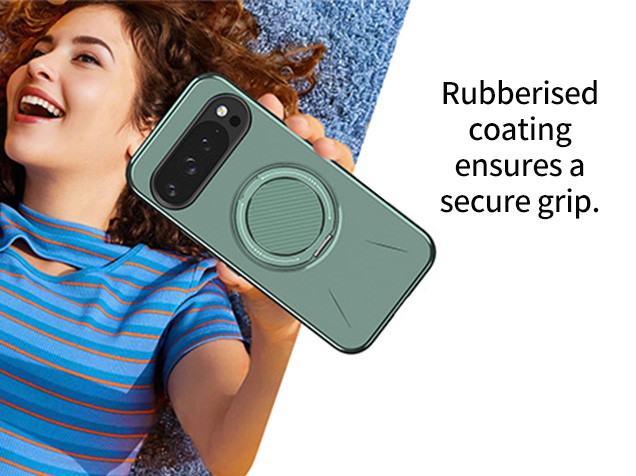 Impact Case with Ring for Google Pixel 9 - Green