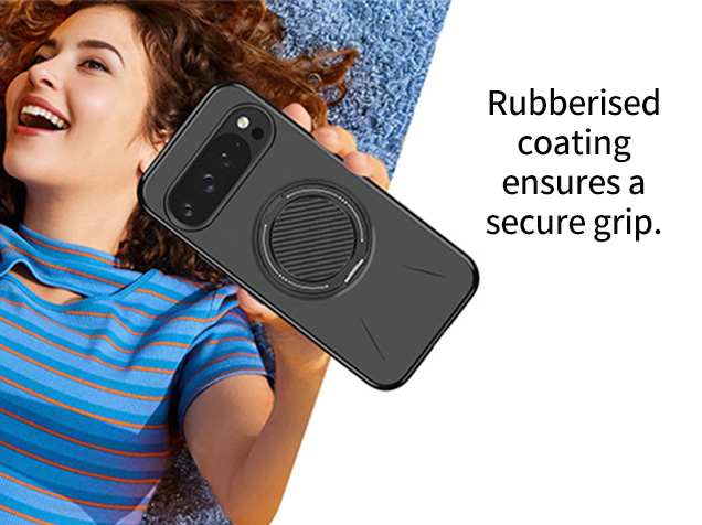 Impact Case with Ring for Google Pixel 9 Pro - Black