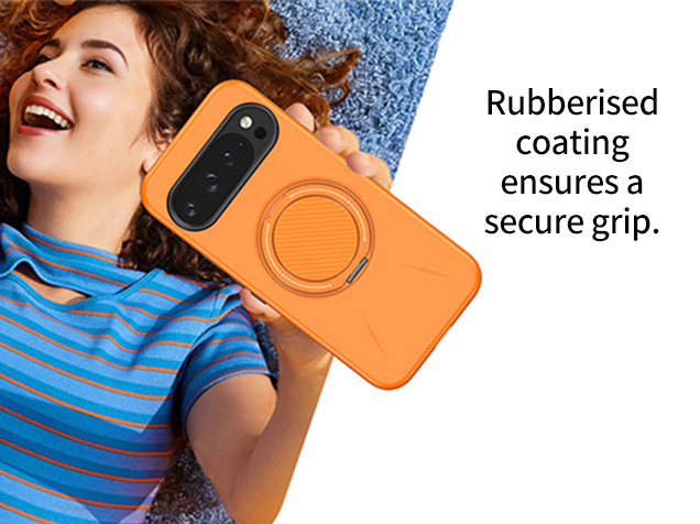 Impact Case with Ring for Google Pixel 9 Pro - Orange