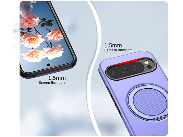 Impact Case with Ring for Google Pixel 9 Pro - Purple
