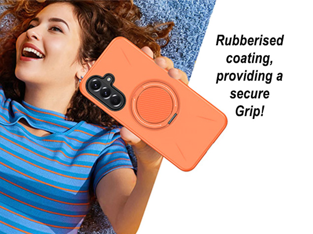 Impact Case with Ring for Samsung Galaxy A57 - Orange