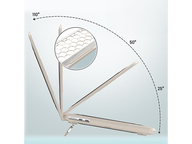 Heavy Duty Honeycomb Protective Cover for MacBook Air 13 inch - Stone