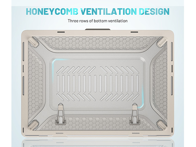 Heavy Duty Honeycomb Protective Cover for MacBook Pro 16 inch - Stone