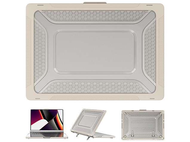 Heavy Duty Honeycomb Protective Cover for MacBook Pro 16 inch - Stone