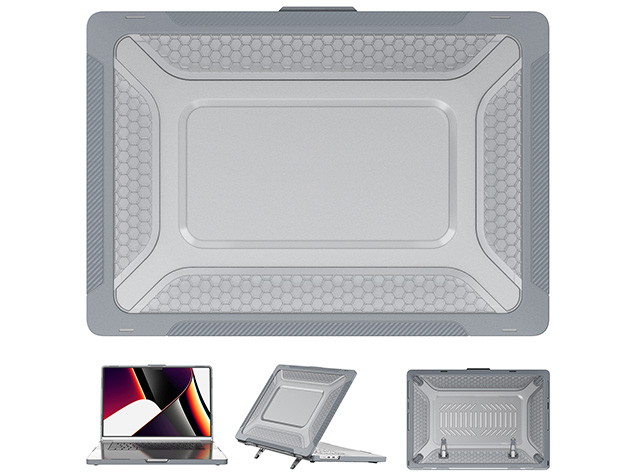 Heavy Duty Honeycomb Protective Cover for MacBook Pro 16 inch - Grey