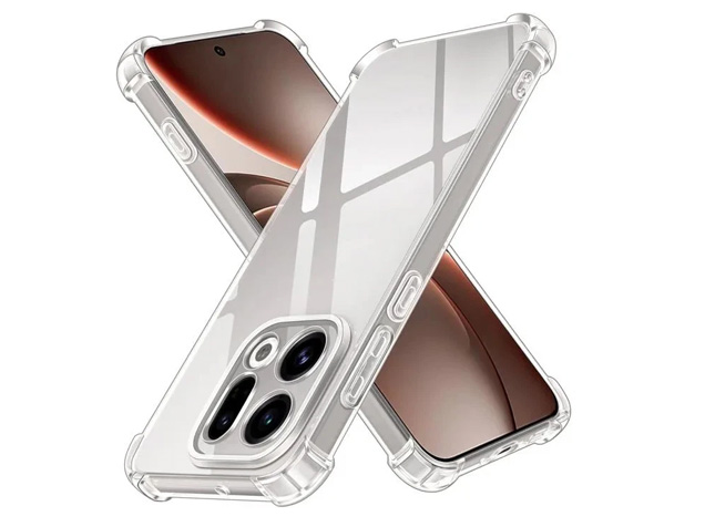 Gel Case with Bumper Edges for OPPO Find X9 - Clear Soft Cover