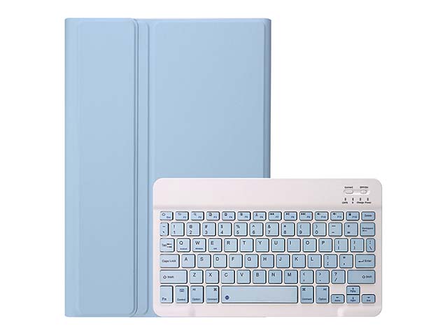 Keyboard and Case for Samsung Galaxy Tab A11+ 11 inches - Light Blue