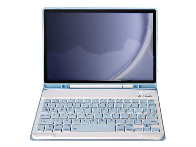 Keyboard and Case for Samsung Galaxy Tab A11+ 11 inches - Light Blue