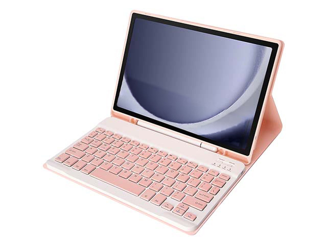 Keyboard and Case for Samsung Galaxy Tab A11+ 11 inches - Pink