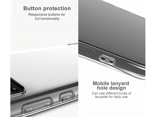 Gel Case with Bumper Edges for OPPO A6X - Clear