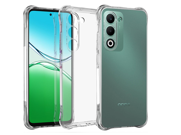 Gel Case with Bumper Edges for OPPO A5 (2025) - Clear Soft Cover