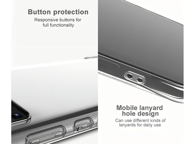 Gel Case with Bumper Edges for Motorola Edge 70 - Clear