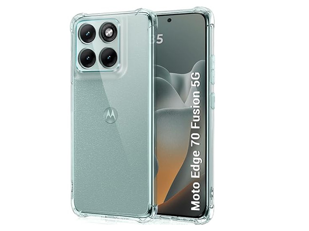 Gel Case with Bumper Edges for Motorola Edge 70 Fusion - Clear