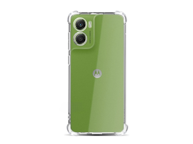 Gel Case with Bumper Edges for Motorola G06 - Clear