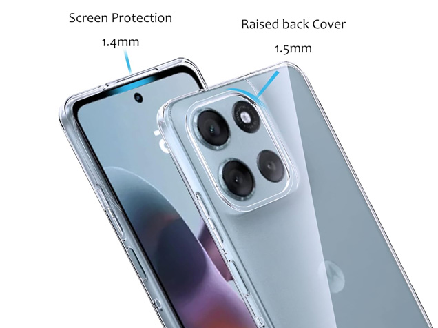 Ultra Thin Gel Case for Motorola G56 - Clear