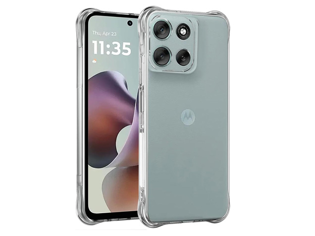 Gel Case with Bumper Edges for Motorola G56 - Clear