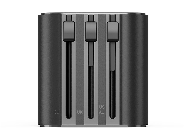 WiWU 2500W Universal Plug Adapter - Wi-UA005 - Black