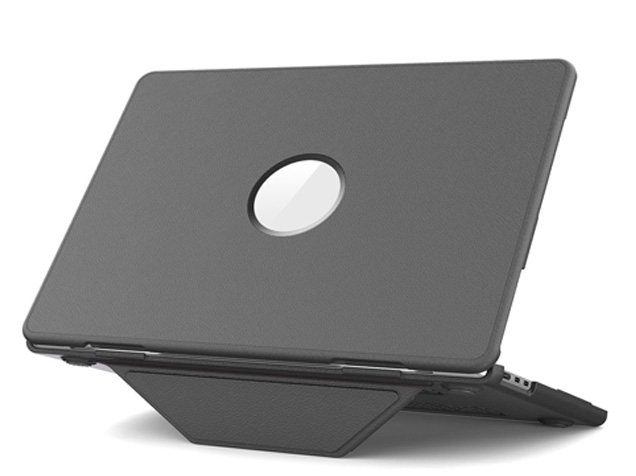 Synthetic Leather Laptop Shell for MacBook Air 13 inch - Grey