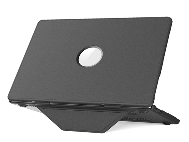 Synthetic Leather Laptop Shell for MacBook Air 15 inch - Grey