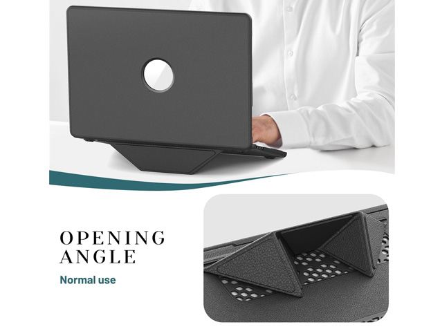 Synthetic Leather Laptop Shell for MacBook Air 15 inch - Grey