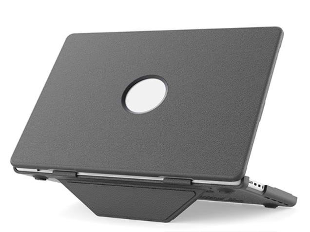 Synthetic Leather Laptop Shell for MacBook Pro 14 inch - Grey
