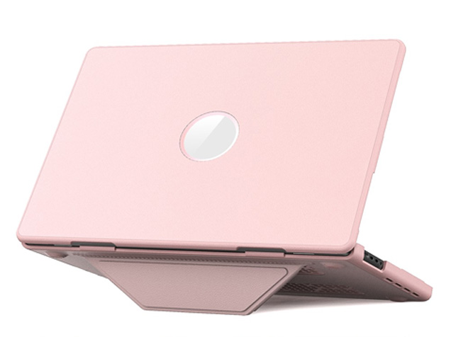 Synthetic Leather Laptop Shell for MacBook Pro 16 inch - Pink