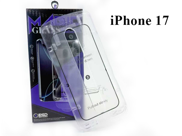 Premium Glass Screen Protector with installation box for iPhone 17 - Screen Protector