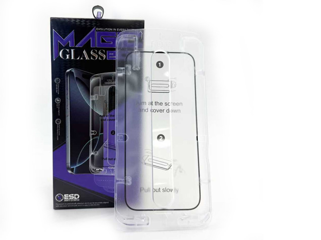 Premium Glass Screen Protector with installation box for iPhone 17 Pro Max