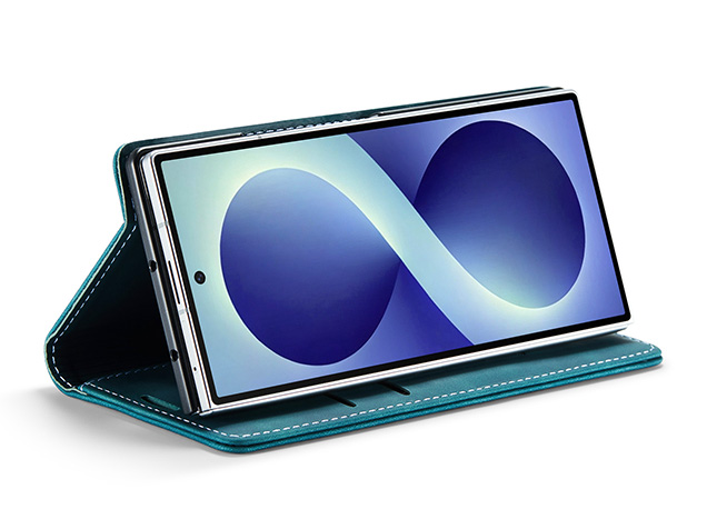 CaseMe Synthetic Leather Wallet Case with Stand for Galaxy Z Fold8 Ultra - Teal