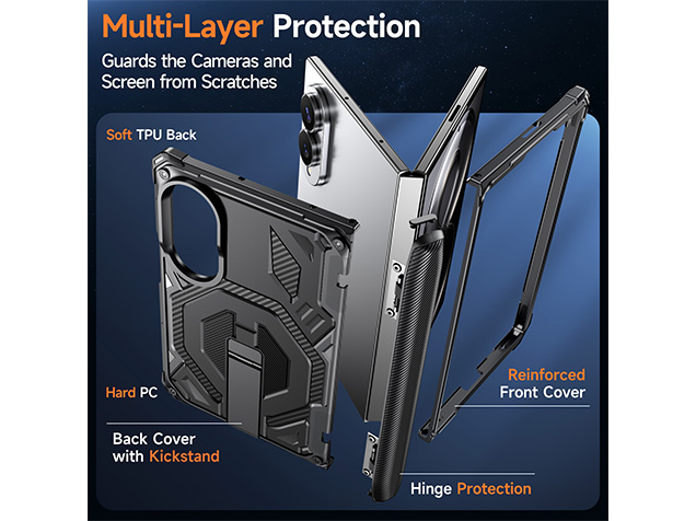 Impact Case with Stand for the Samsung Galaxy Z Fold8 - Black