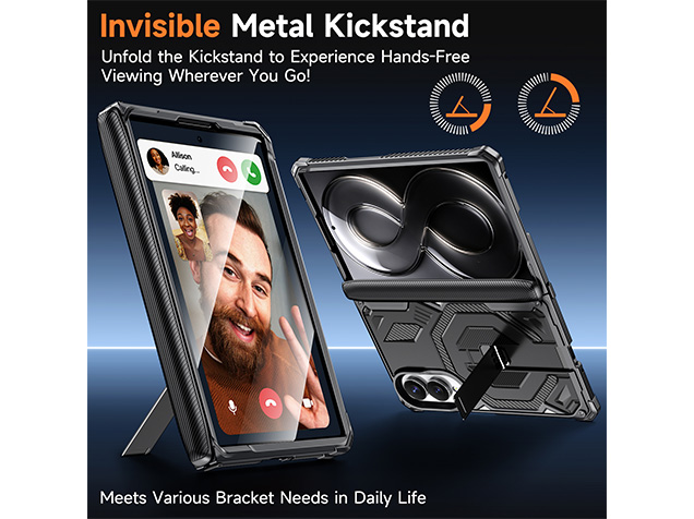 Impact Case with Stand for the Samsung Galaxy Z Fold8 - Black