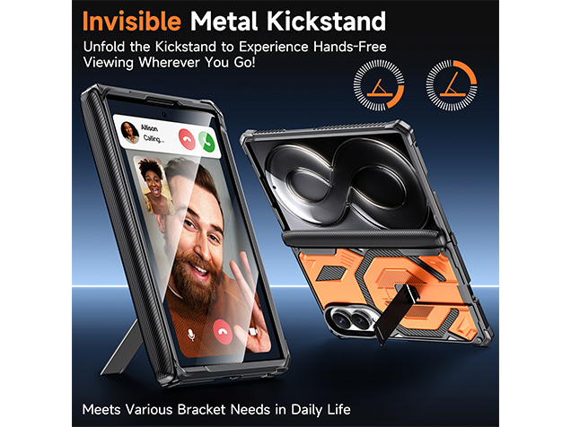 Impact Case with Stand for the Samsung Galaxy Z Fold8 - Orange
