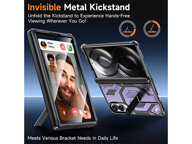 Impact Case with Stand for the Samsung Galaxy Z Fold8 - Purple