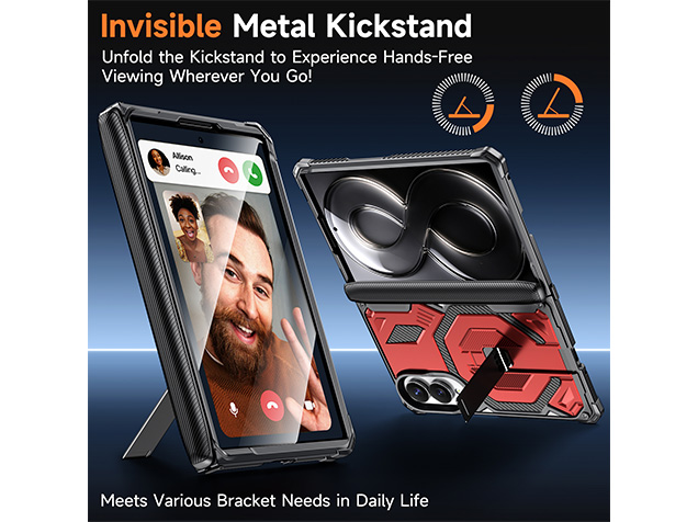 Impact Case with Stand for the Samsung Galaxy Z Fold8 - Red