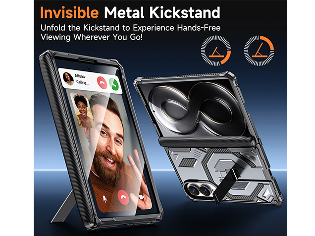 Impact Case with Stand for the Samsung Galaxy Z Fold8 - Silver