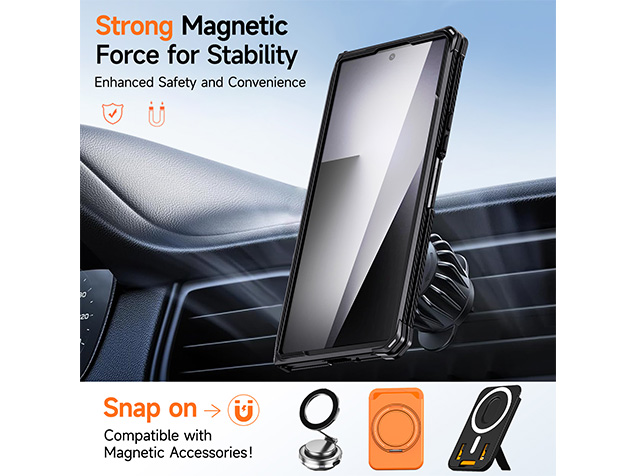 Impact Case with Stand for the Samsung Galaxy Z Fold8 Ultra - Black