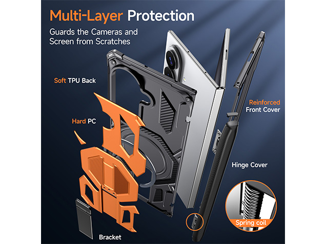 Impact Case with Stand for the Samsung Galaxy Z Fold8 Ultra - Orange