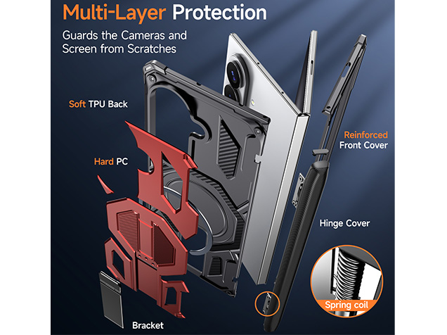 Impact Case with Stand for the Samsung Galaxy Z Fold8 Ultra - Red