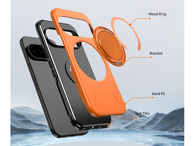 Impact Case with Ring for Google Pixel 11 - Orange