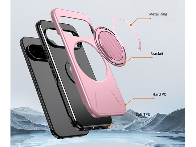 Impact Case with Ring for Google Pixel 11 - Pink