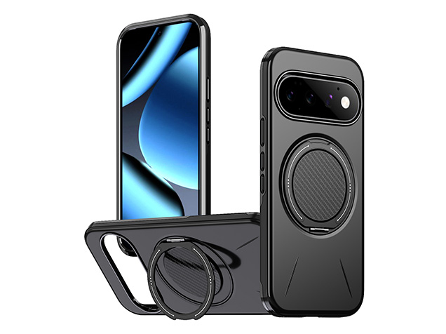 Impact Case with Ring for Google Pixel 11 Pro - Black Impact Case