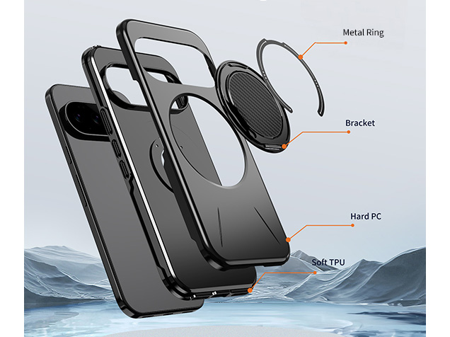 Impact Case with Ring for Google Pixel 11 Pro - Black