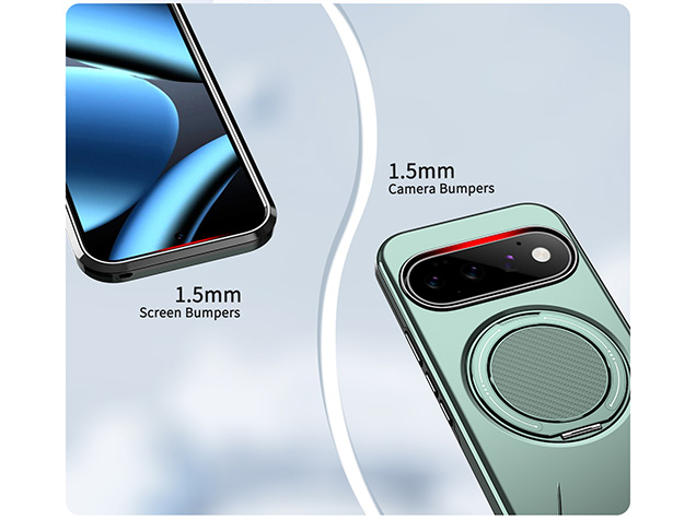 Impact Case with Ring for Google Pixel 11 Pro - Green