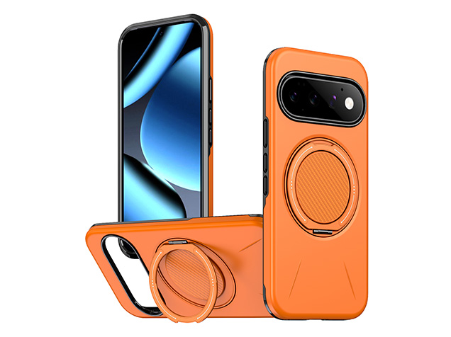Impact Case with Ring for Google Pixel 11 Pro - Orange Impact Case