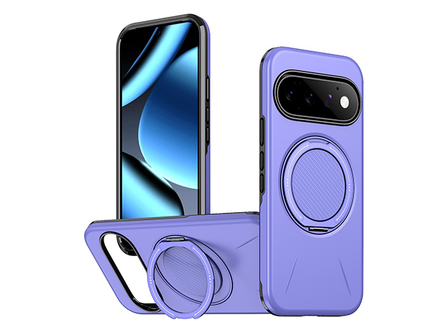 Impact Case with Ring for Google Pixel 11 Pro - Purple Impact Case