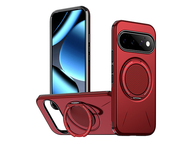Impact Case with Ring for Google Pixel 11 Pro - Red Impact Case